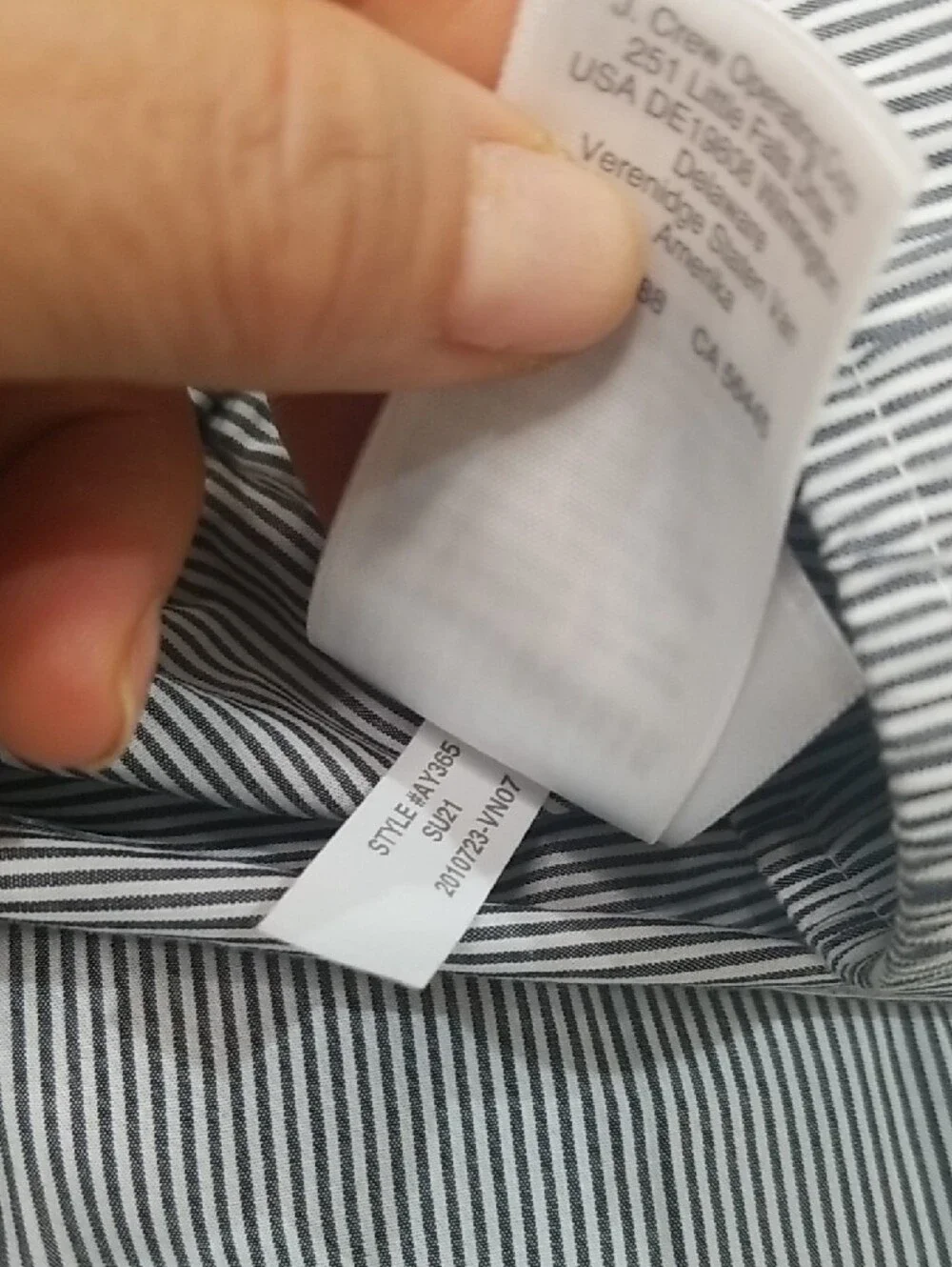 J. Crew  Gray And White Stripes  Wide-Leg Womens  Pants